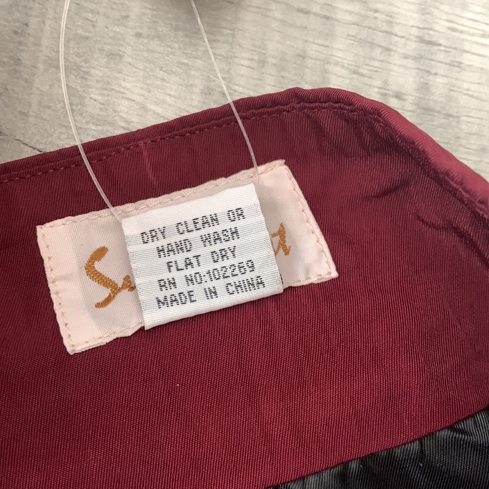 NWT Surrealist beautiful layered long skirt in plum - Picture 12 of 12